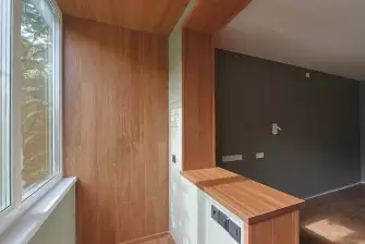 Объединение  светлого балкона с детской