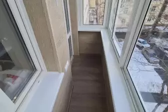 Обновление П-образного балкона