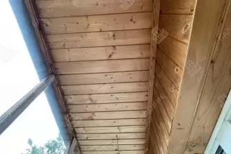 Отделка и остекление П-образного балкона без утепления, в кирпичном доме