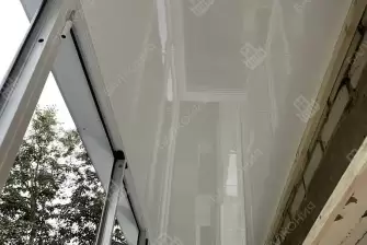 Отделка и остекление П-образного балкона без утепления, в кирпичном доме