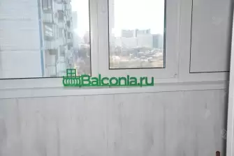 Остекление балкона с утеплением и отделкой МДФ